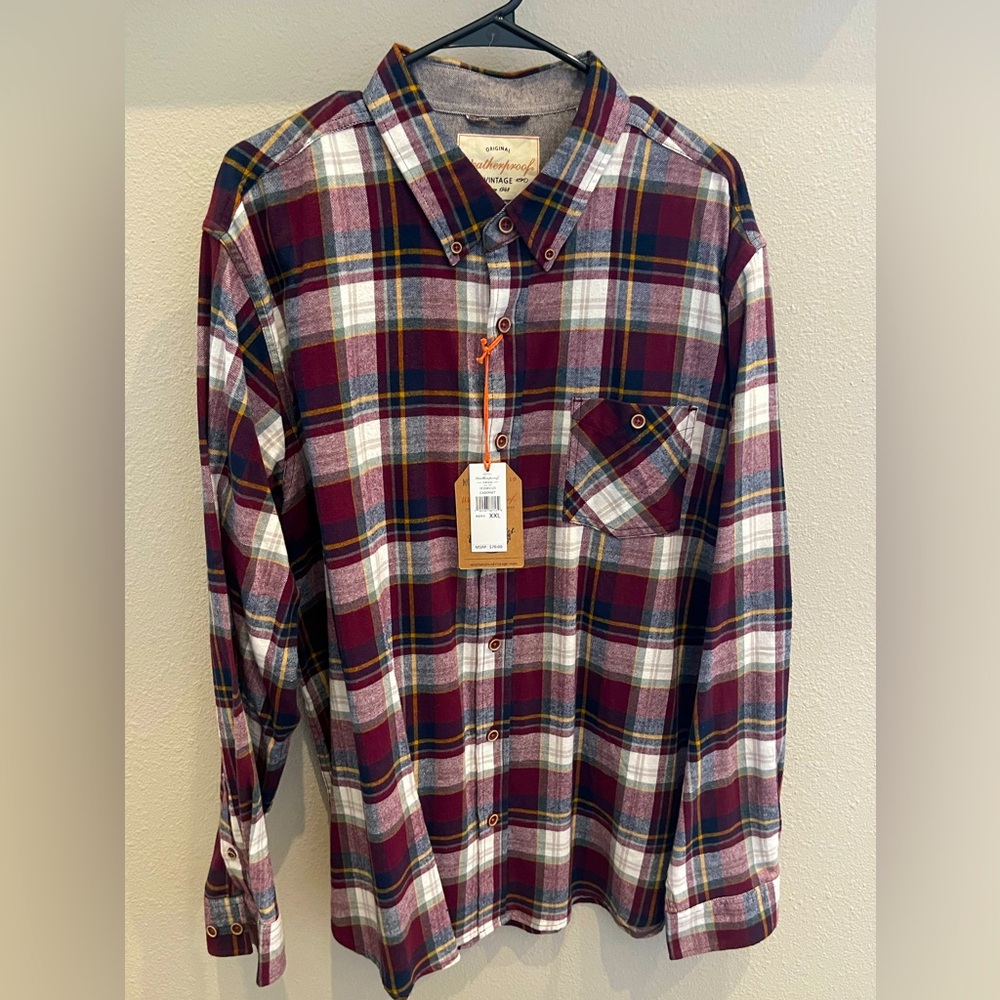 NEW AND NEVER WORN Weatherproof Vintage Flannel Size XXL